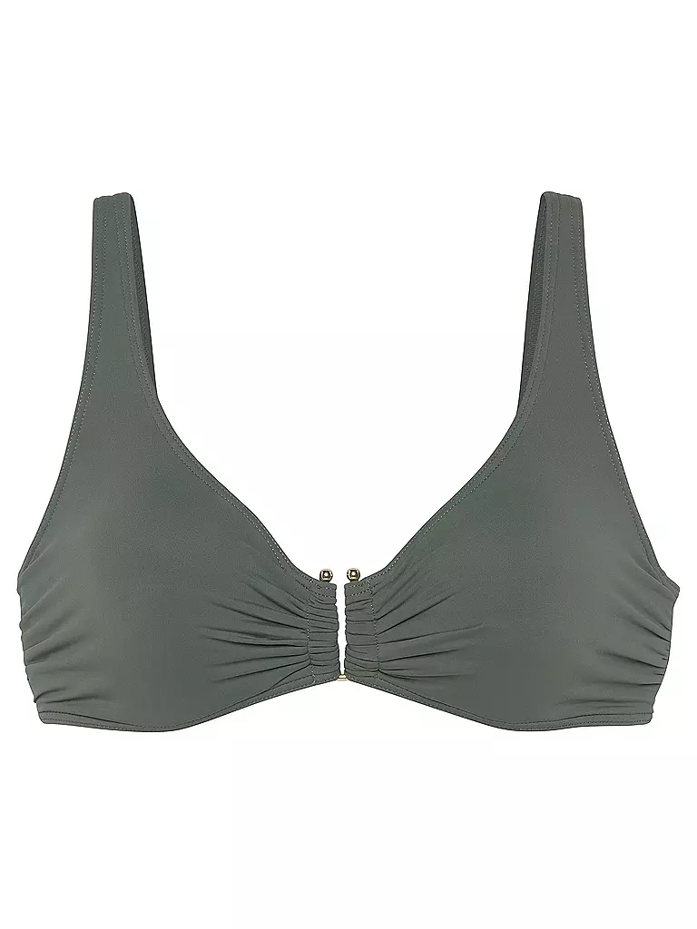 LASCANA | Damen Bikinioberteil | olive