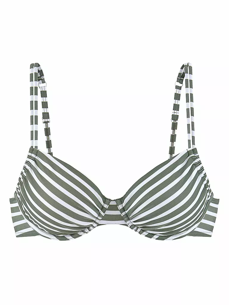 LASCANA | Damen Bikinioberteil | olive