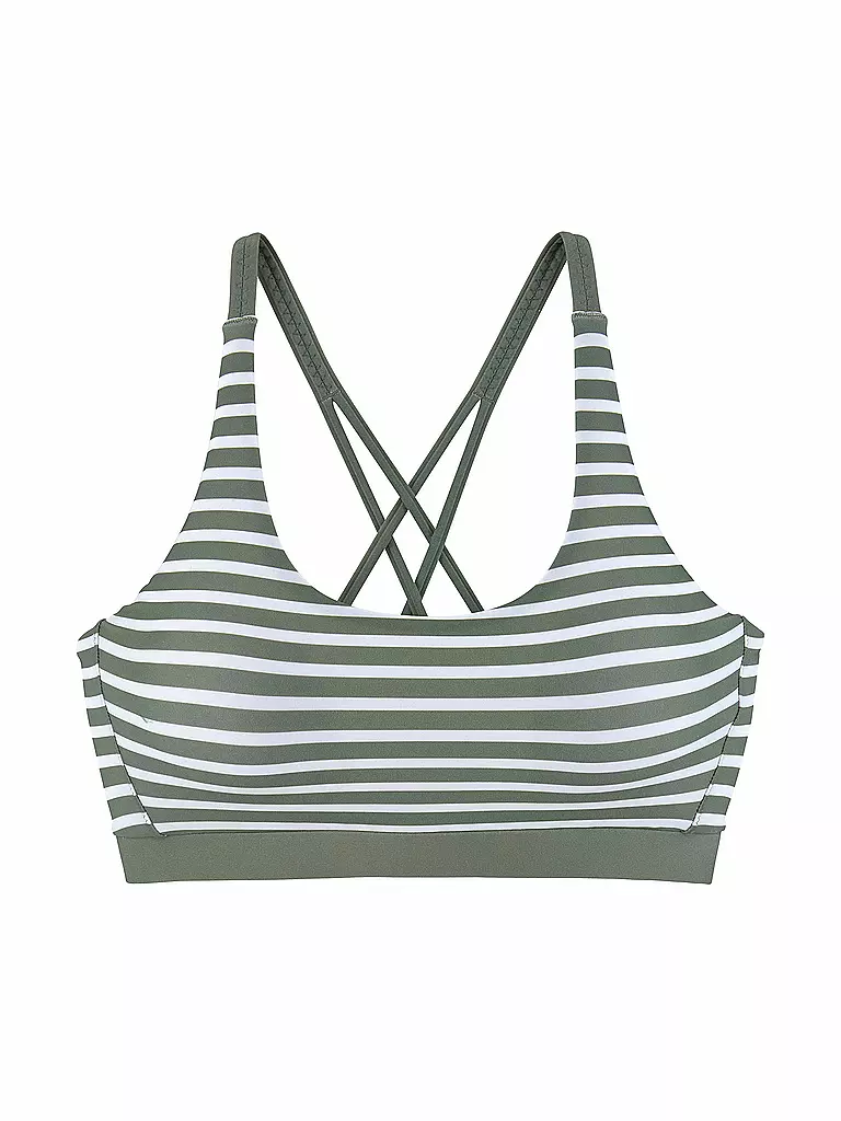 LASCANA | Damen Bikinioberteil | olive