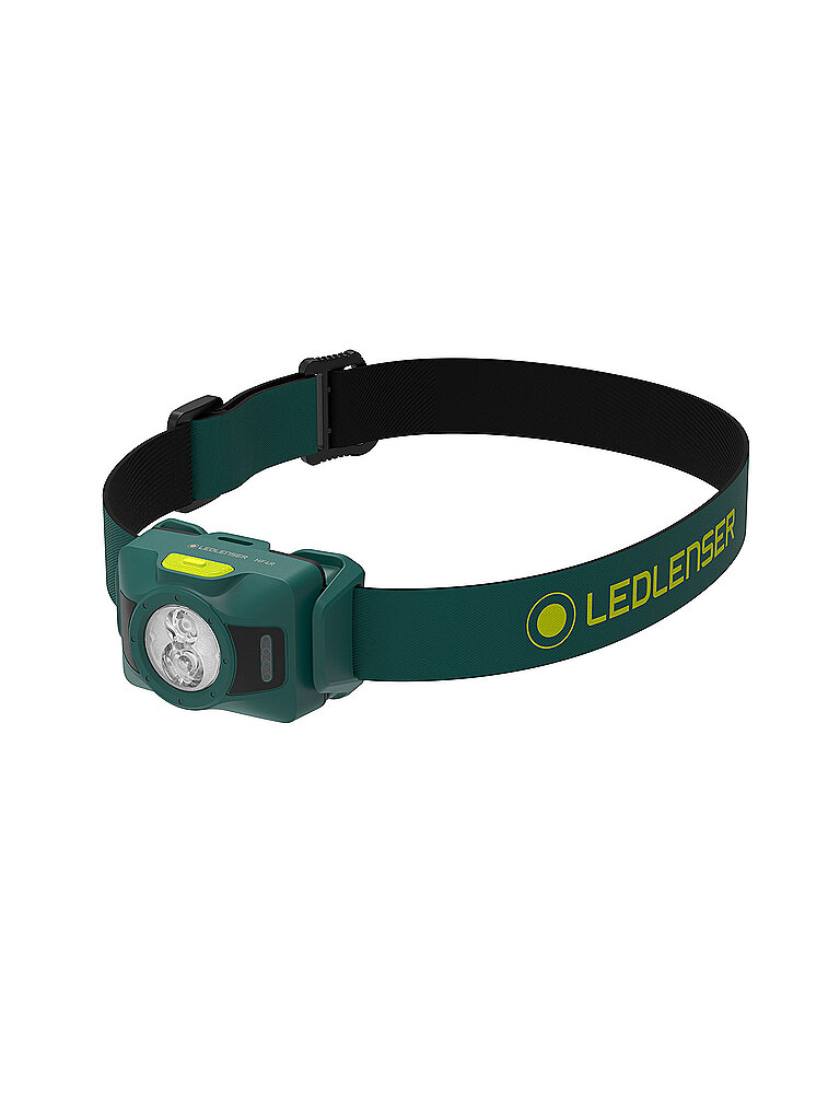 LEDLENSER Stirnlampe HF4R Wiederaufladbar 650 Lumen dunkelgrün