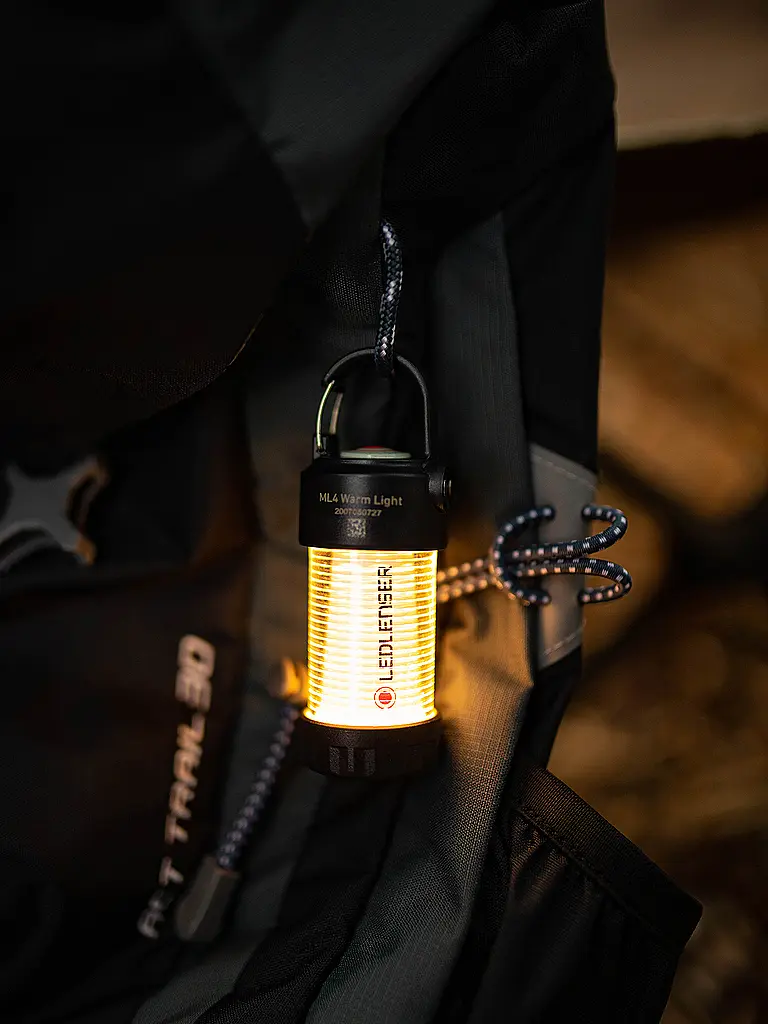 LEDLENSER | Laterne ML4 Warm Light | schwarz