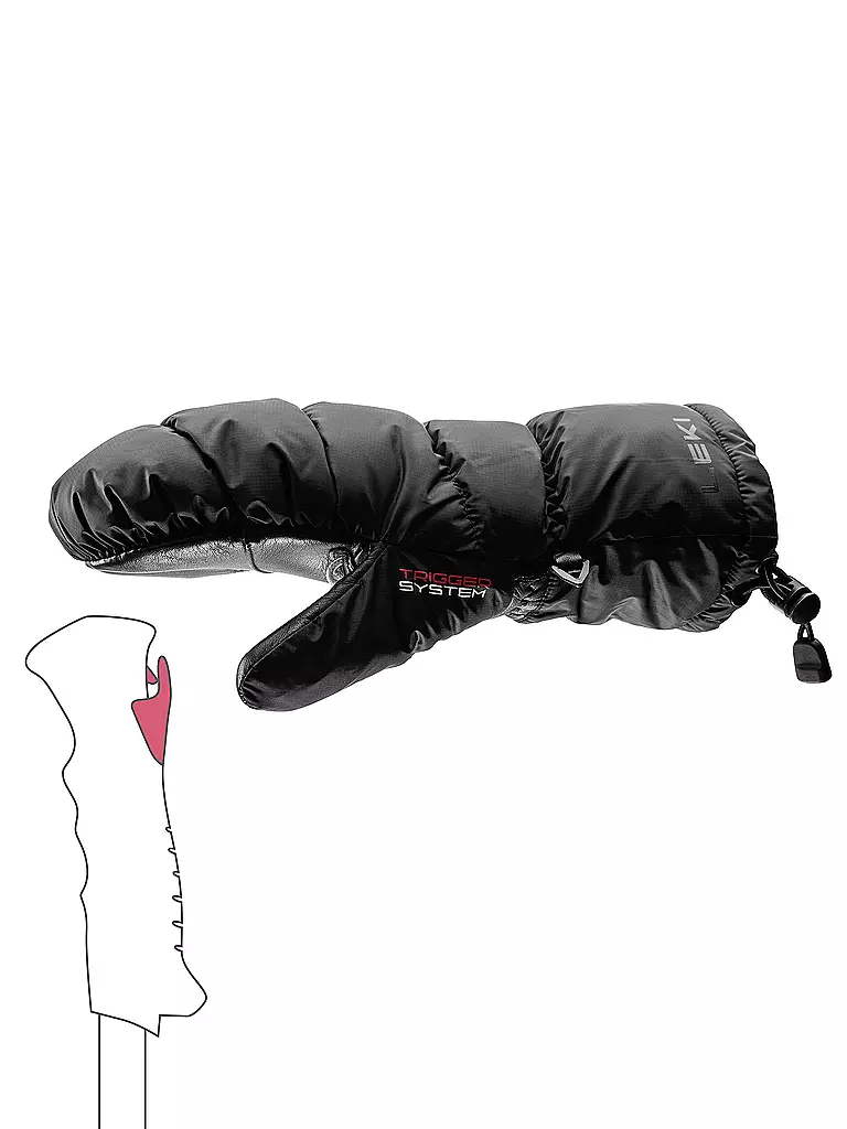 LEKI | Damen Skihandschuhe Glace 3D | schwarz