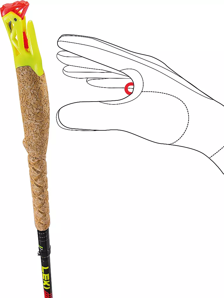 LEKI | Walkingstöcke Ultratrail FX One | rot
