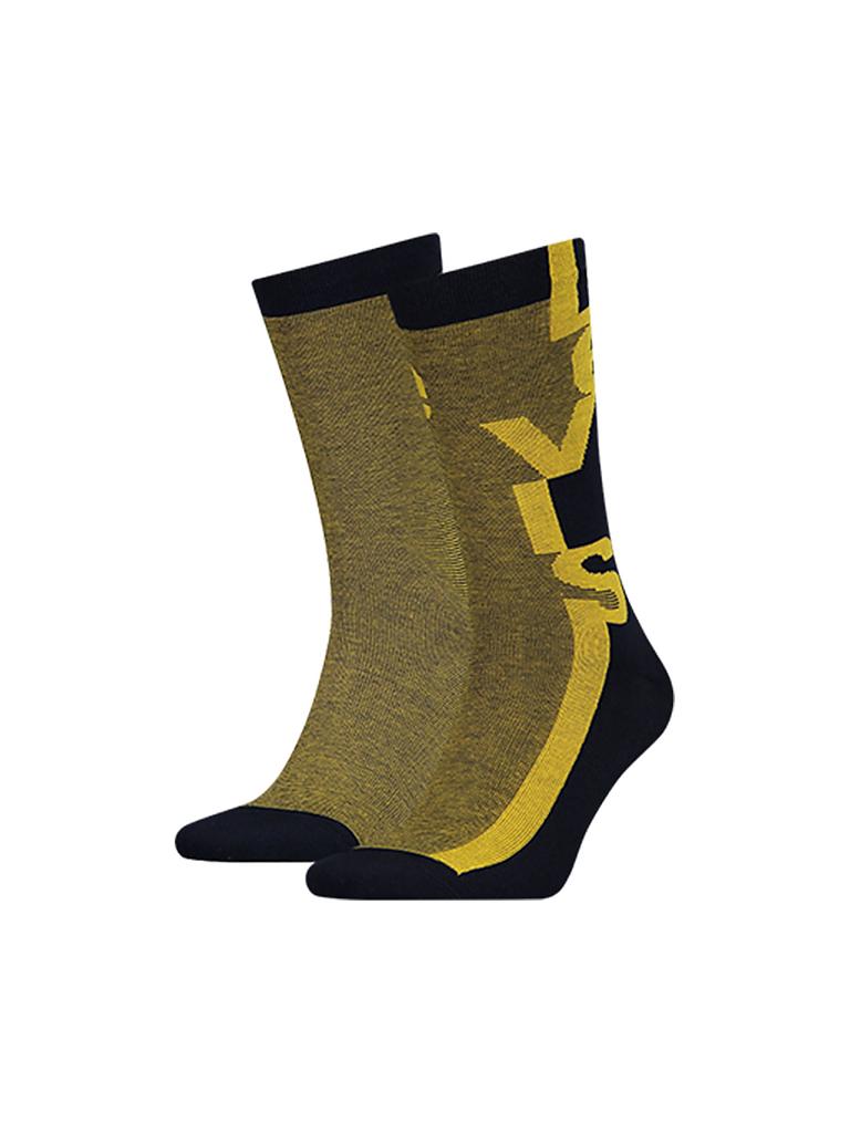 LEVI'S | Herren Socken Regular Cut Micro Stripe (2 Paar) | schwarz