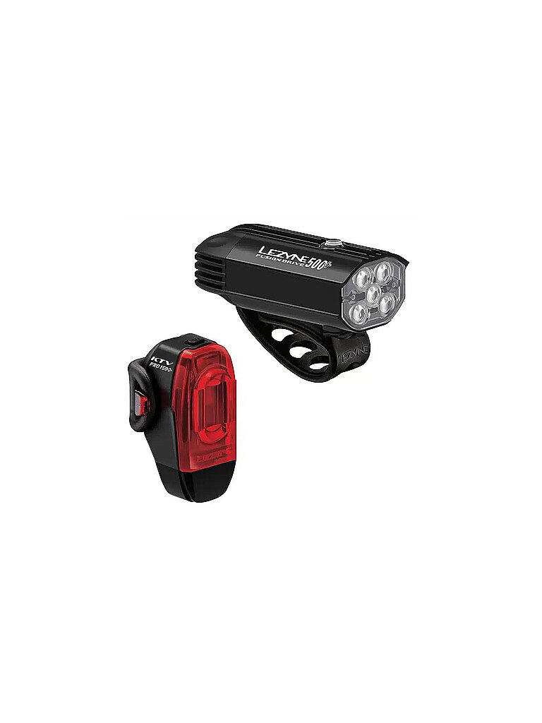 LEZYNE Fahrrad Lichtset Fusion Drive 500  KTV Pro Set schwarz