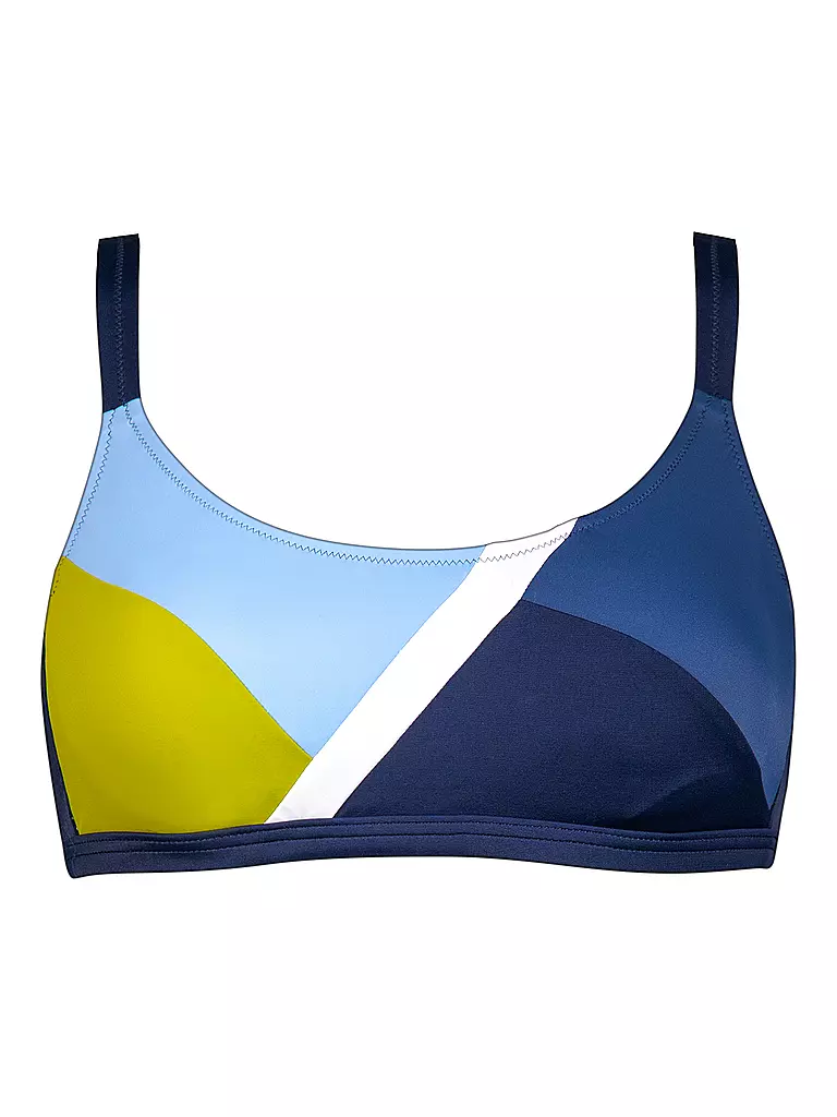 LIDEA | Damen Bikinioberteil Oceanic Mix | blau