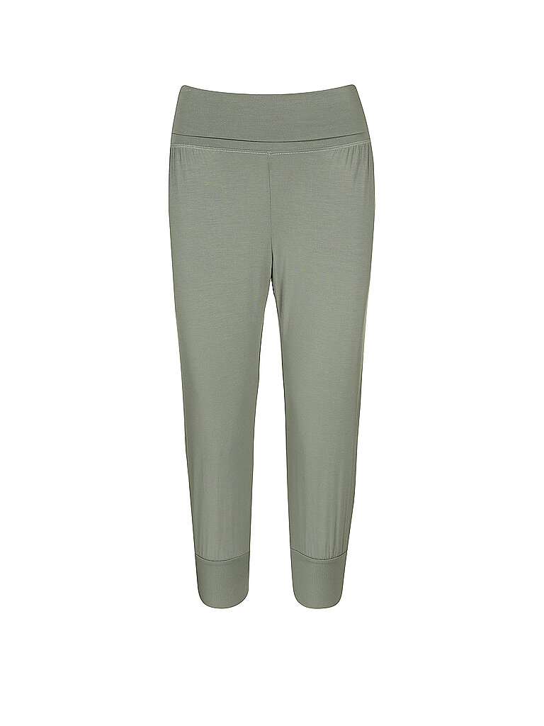 LOUNGE CHERIE Damen Yogahose Sonja 3/4  grün | 34