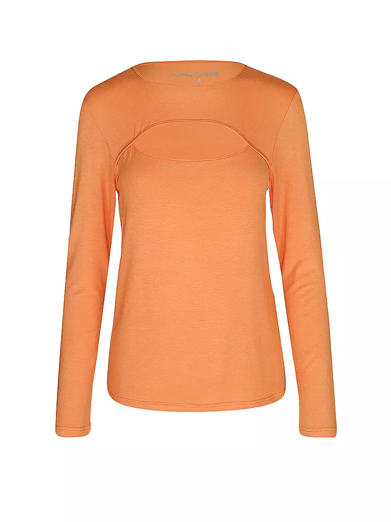 LOUNGE CHERIE | Damen Yogashirt Doris | orange