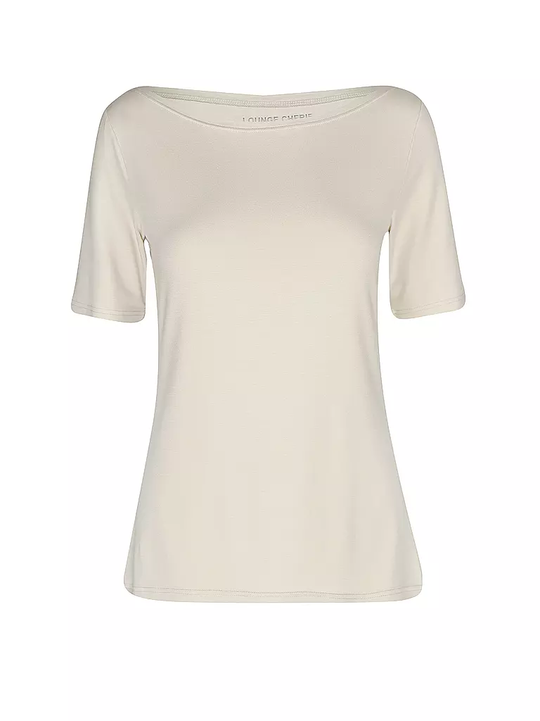 LOUNGE CHERIE | Damen Yogashirt Rosa 3/4 Arm | beige