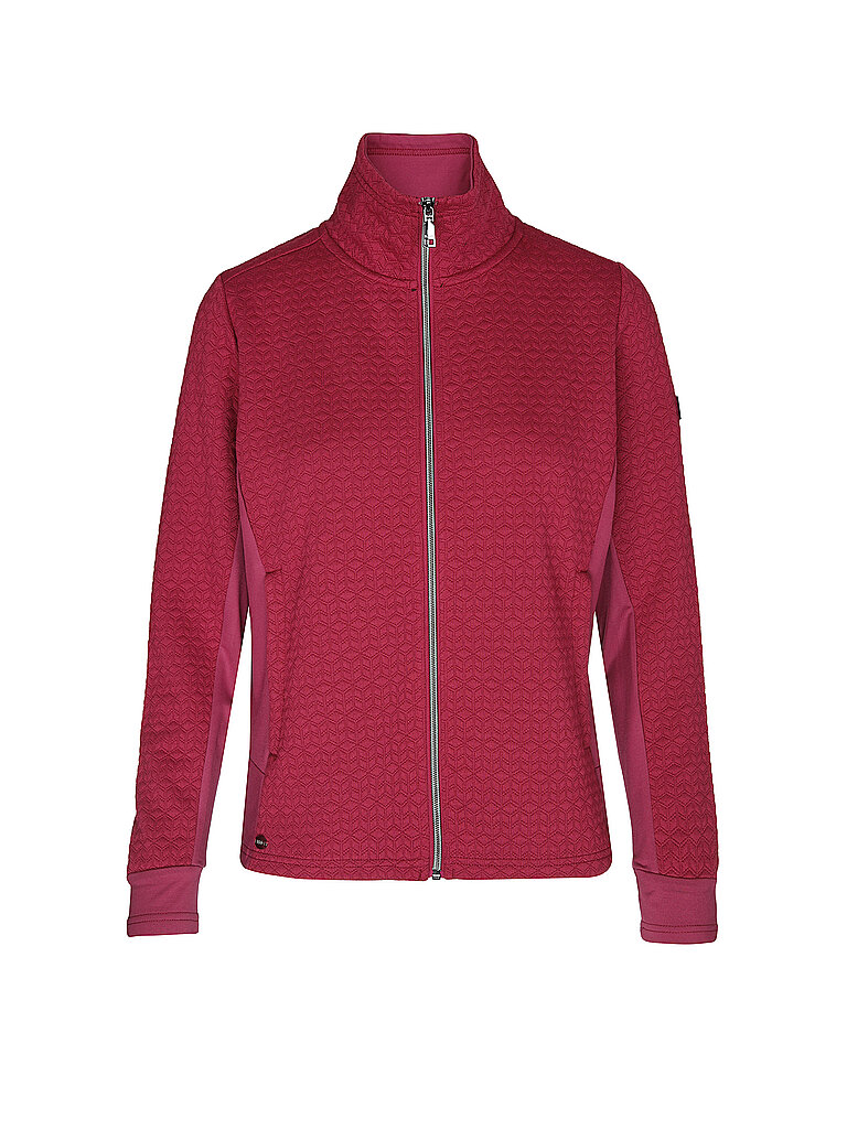 LPO Damen Fleecejacke Abigail dunkelrot | 42