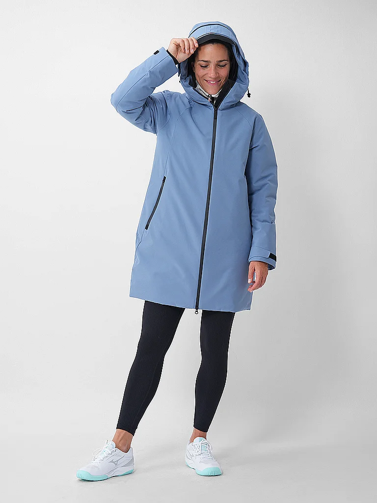 LUHTA Damen Parka Kemi Hoodie blau | L — Bild 3