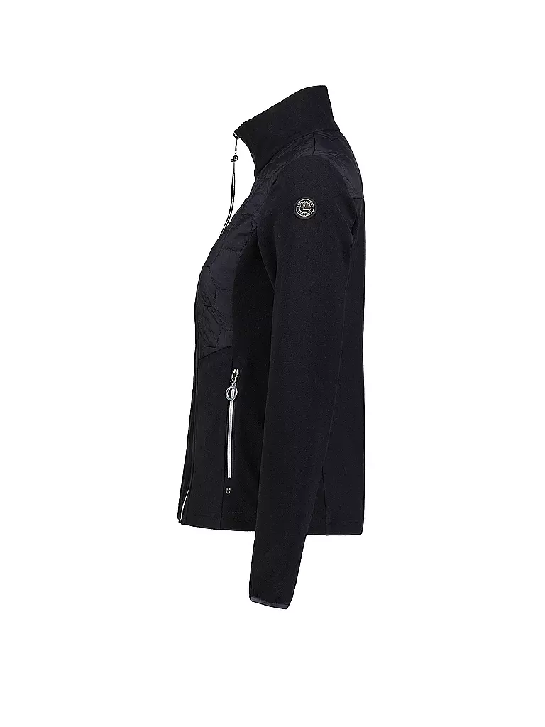 LUHTA | Damen Fleeccejacke Herttola | schwarz