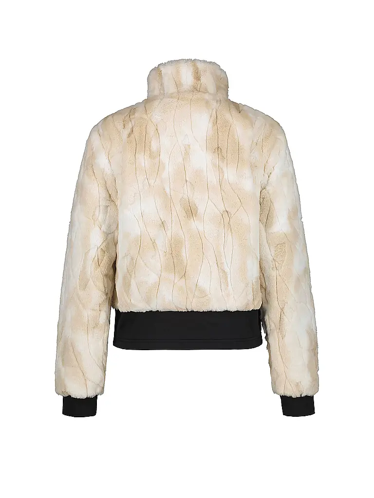 LUHTA | Damen Fleecejacke Ailakkavaara | creme