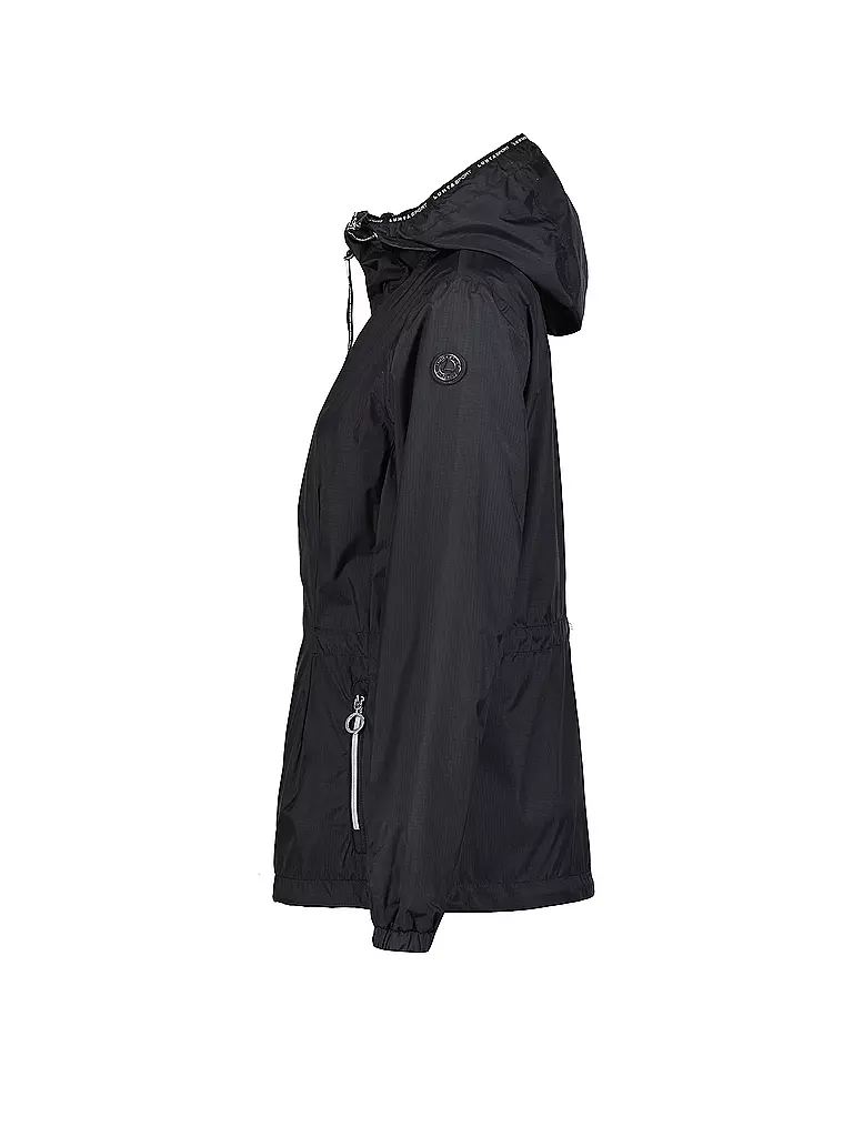 LUHTA | Damen Isojacke Isoniitty Hoodie | schwarz