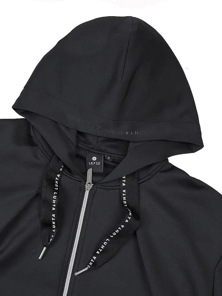 LUHTA | Damen Kapuzenjacke Halma | schwarz