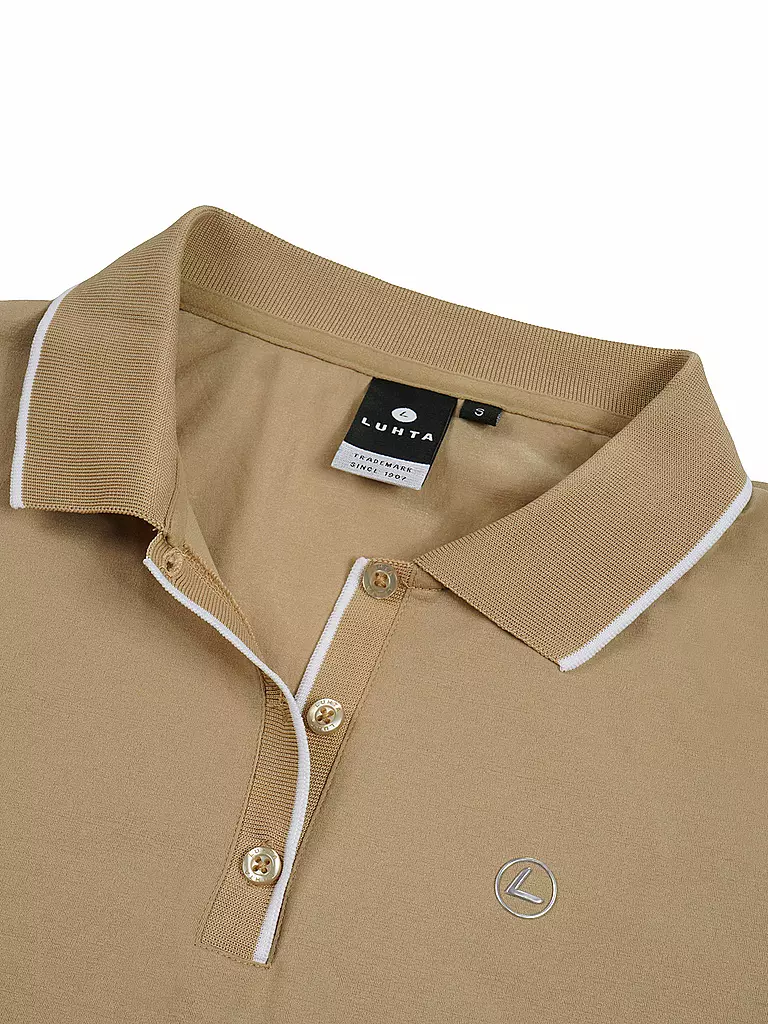 LUHTA | Damen Polo Halkokari | camel