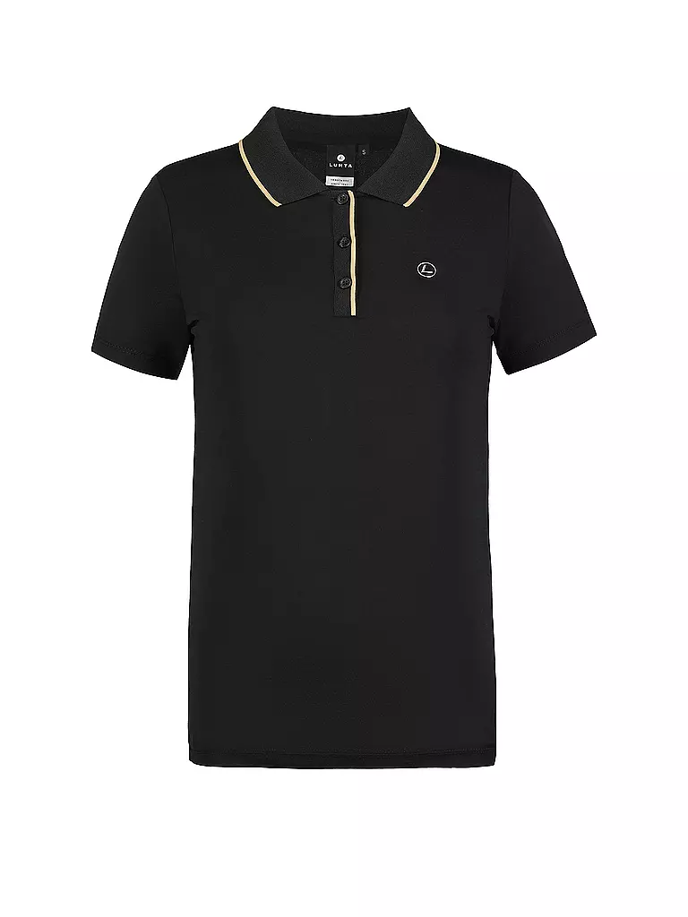 LUHTA | Damen Polo Halokari | schwarz