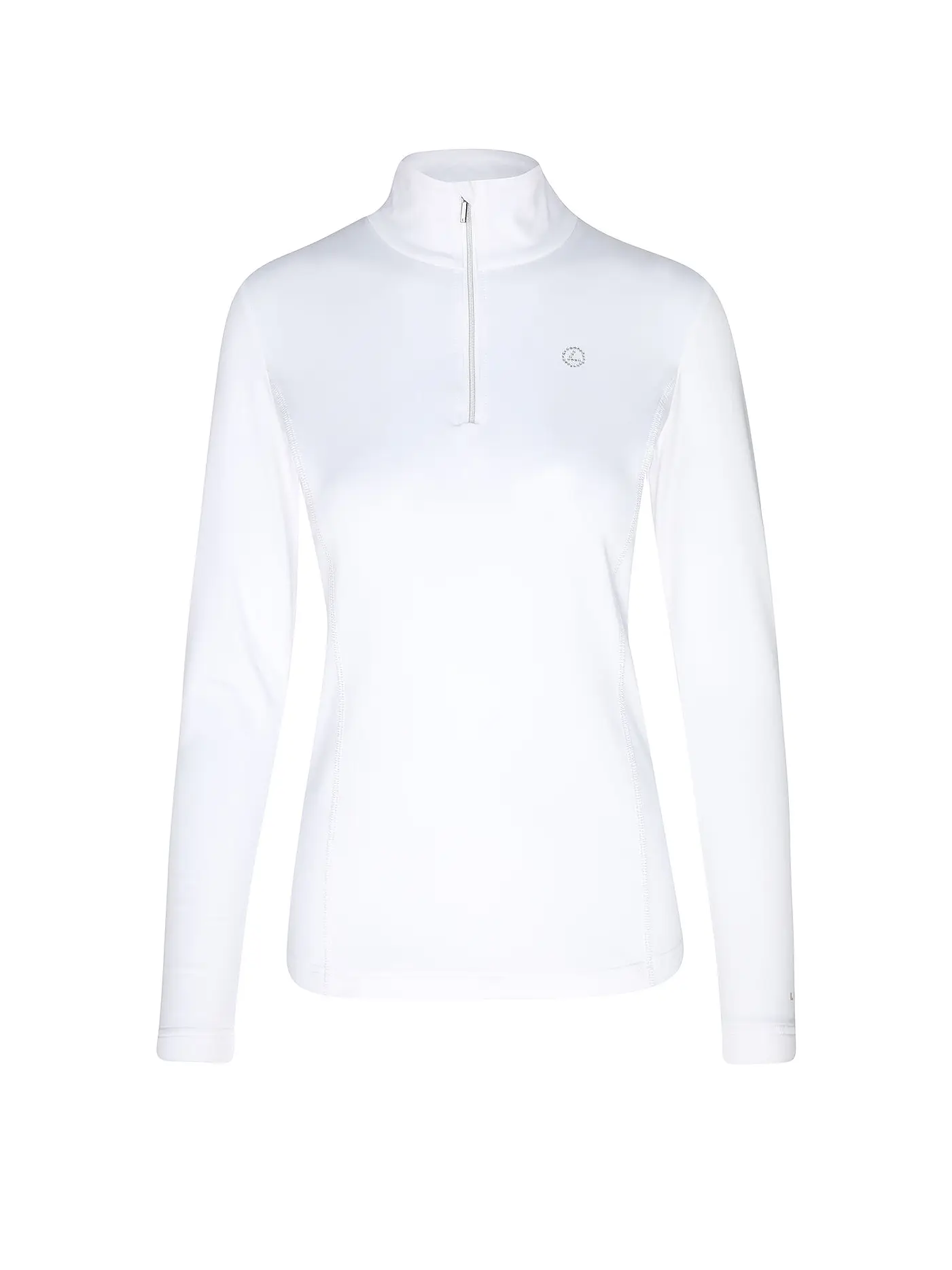 LUHTA | Damen Unterzieh Zipshirt Hailuoto | weiss