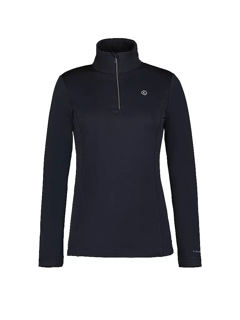 LUHTA | Damen Unterzieh Zipshirt Hailuoto | dunkelblau