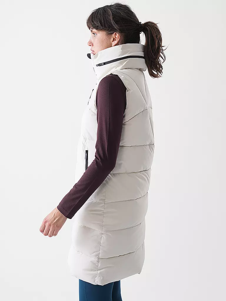 LUHTA | Damen Weste Ebbo Lang | beige