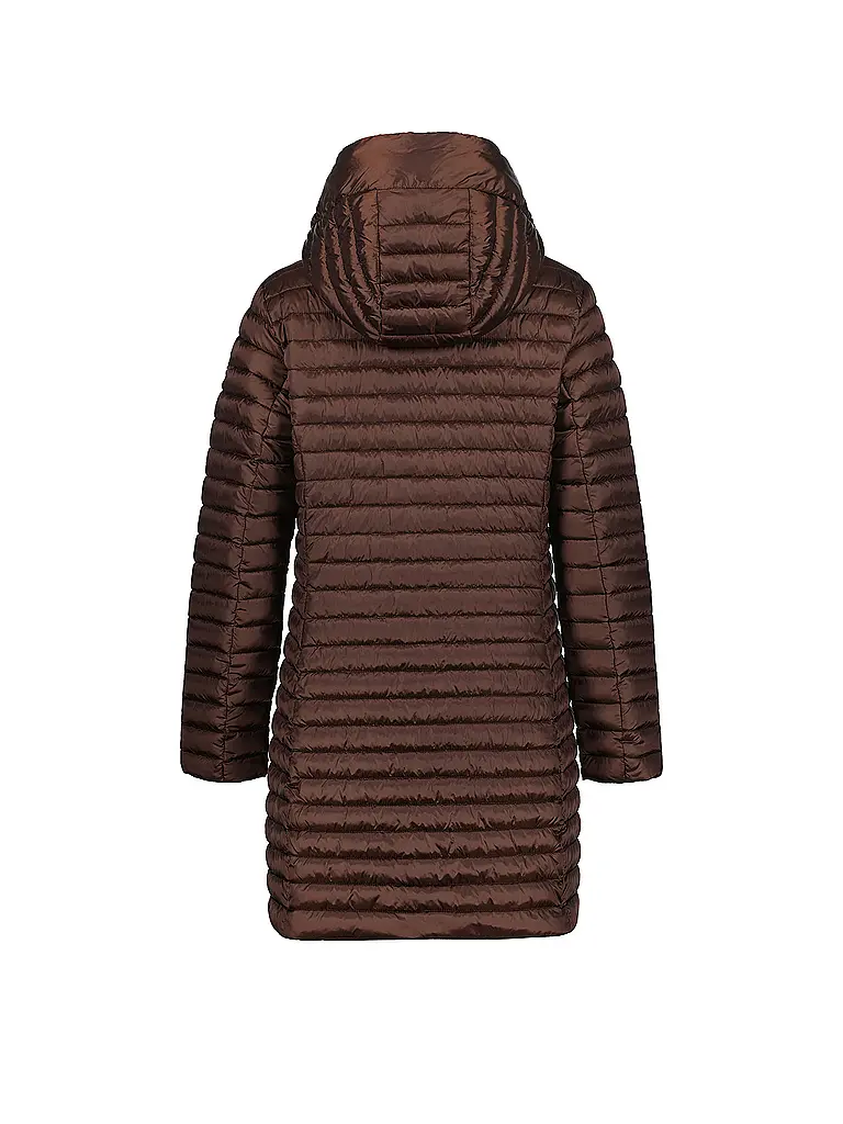 LUHTA | Damen Wintermantel Hietois Hoodie | dunkelrot
