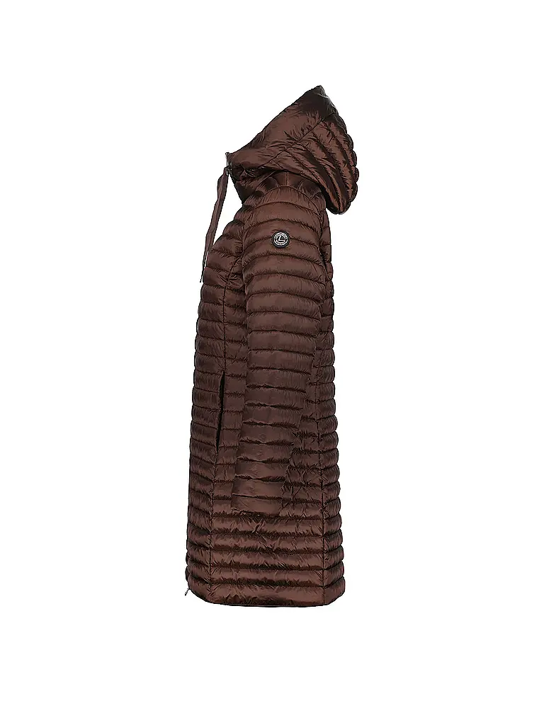 LUHTA | Damen Wintermantel Hietois Hoodie | dunkelrot