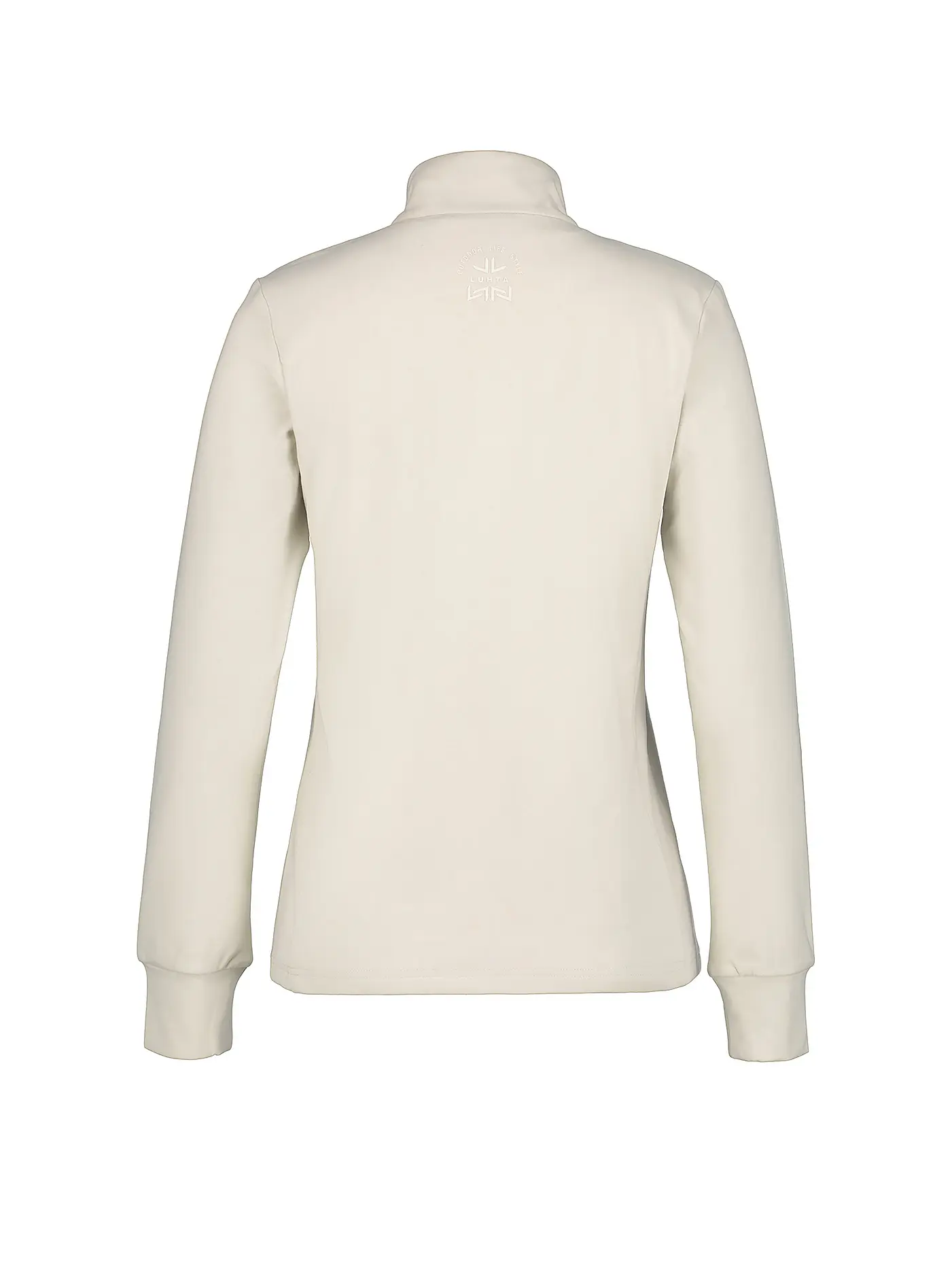 LUHTA | Damen Zipshirt Kivisalmi | beige