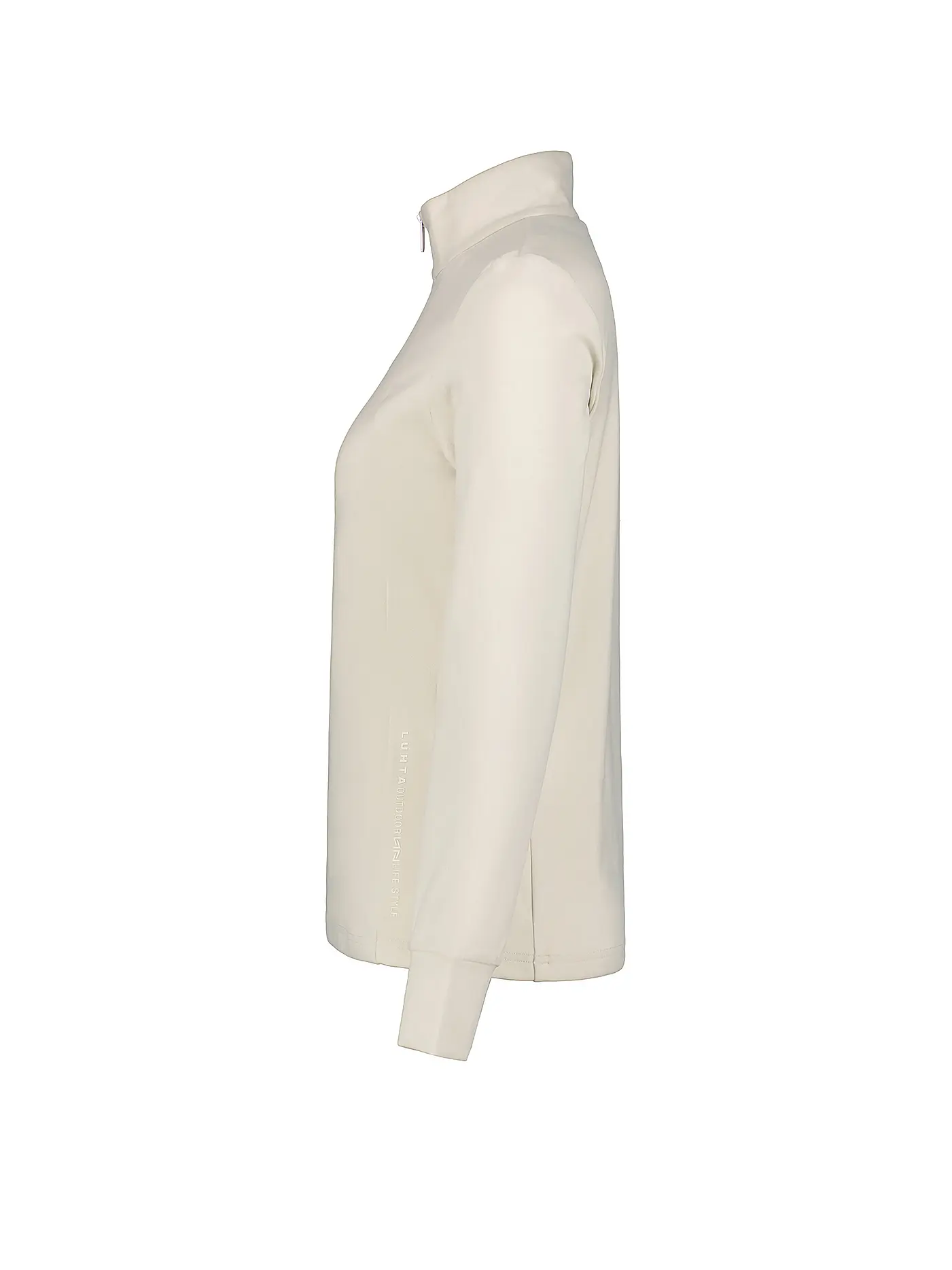 LUHTA | Damen Zipshirt Kivisalmi | beige