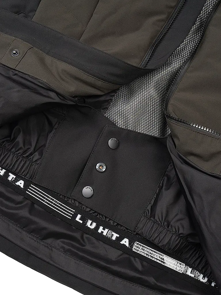 LUHTA | Herren Skijacke Kaldoaivi Hoodie | Olive
