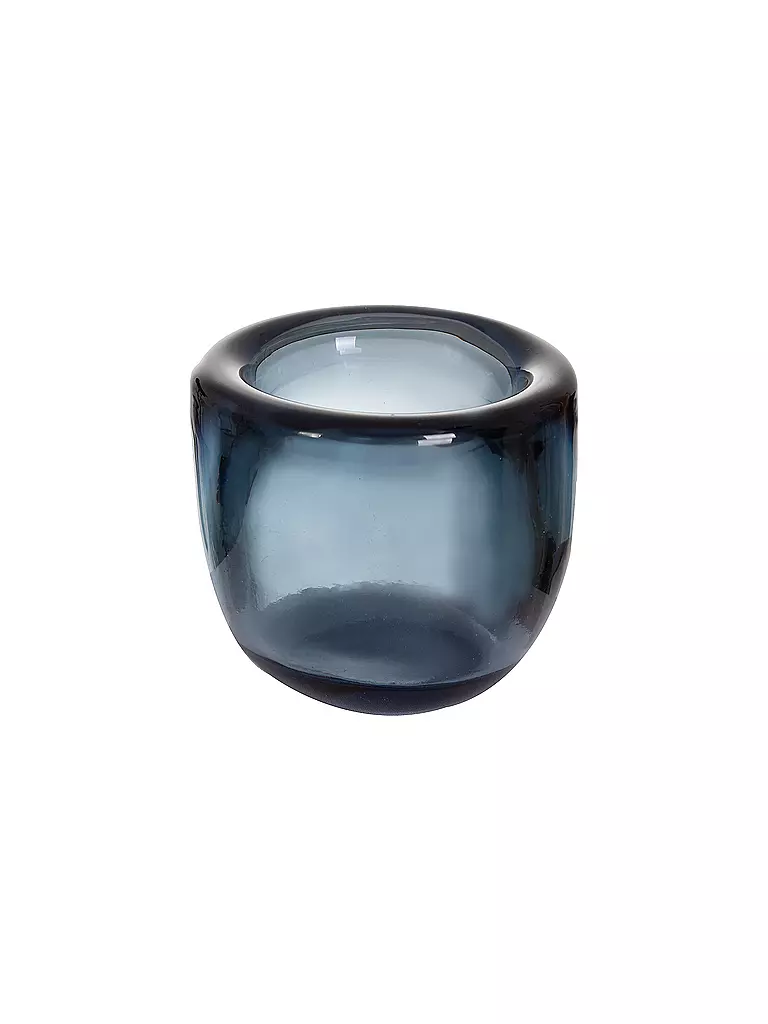 LUHTA | Teelichtglas | blau