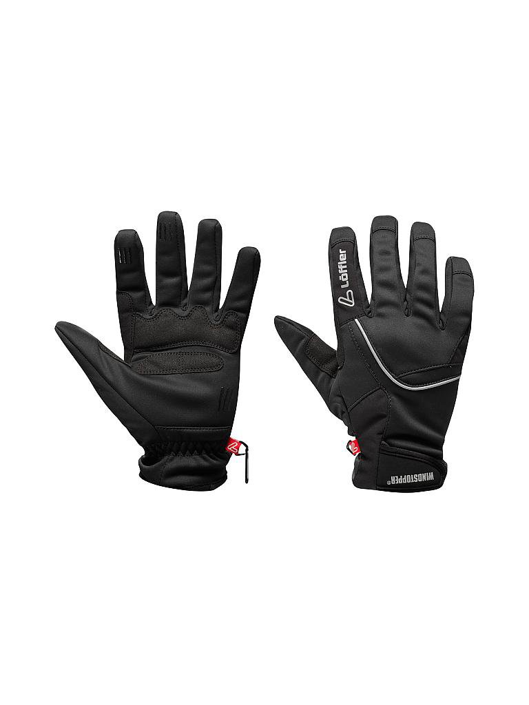 Guanti Invernali Löffler Da Uomo Gore-Tex Infinium Windstopper - Caldi E Antivento Per Sport (Nero)