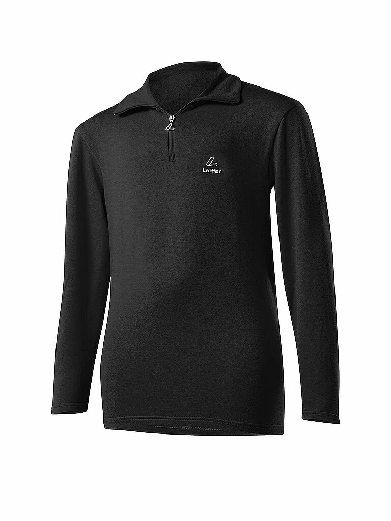 LÖFFLER Kinder TRANSTEX Zip-Rolli Basic schwarz | 152