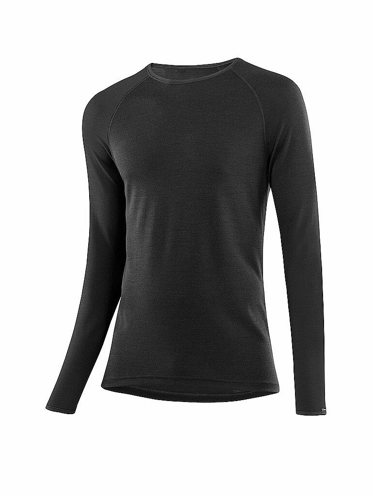 LÖFFLER Herren Unterziehshirt  TRANSTEX Merino schwarz | 48