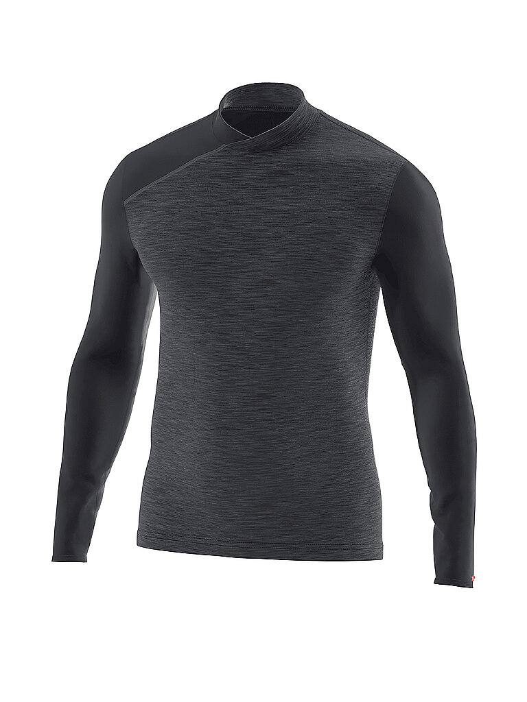 LÖFFLER Herren Unterziehshirt Stripes Transtex schwarz | 54