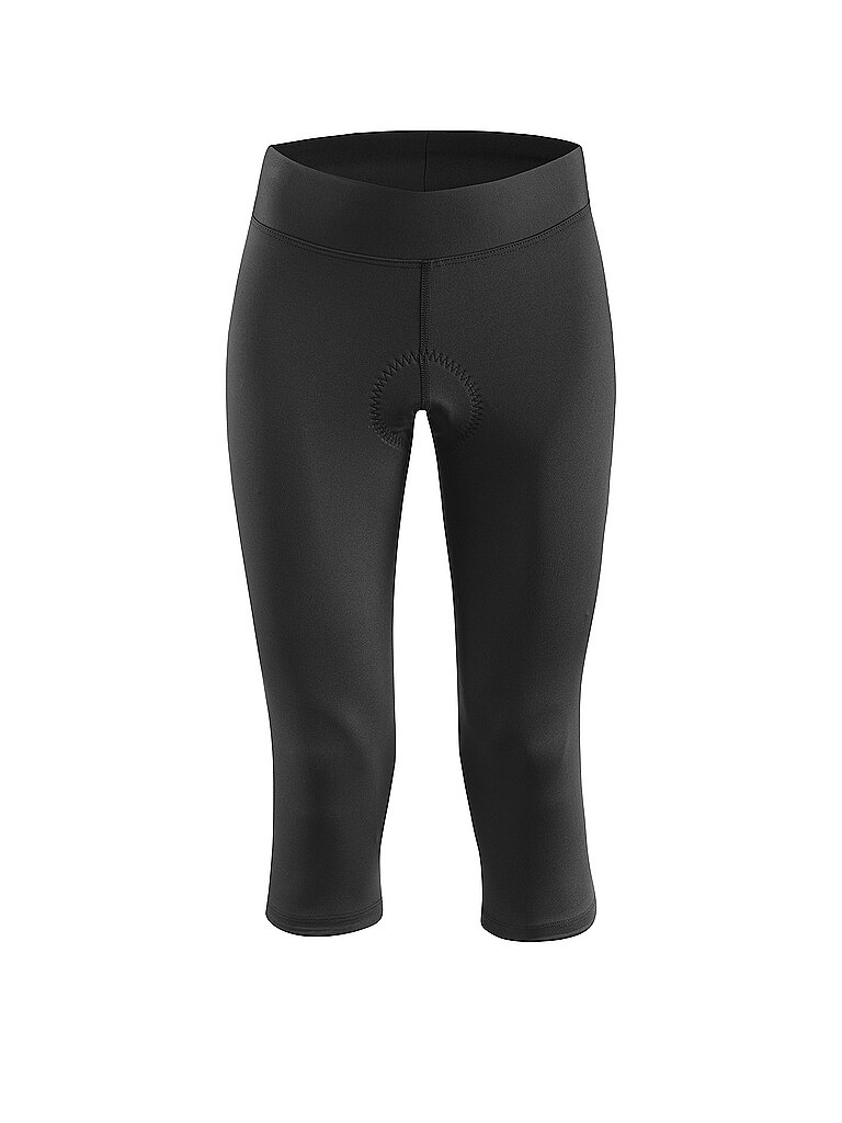 LÖFFLER Damen Radhose Basic 3/4 Bund schwarz | 36