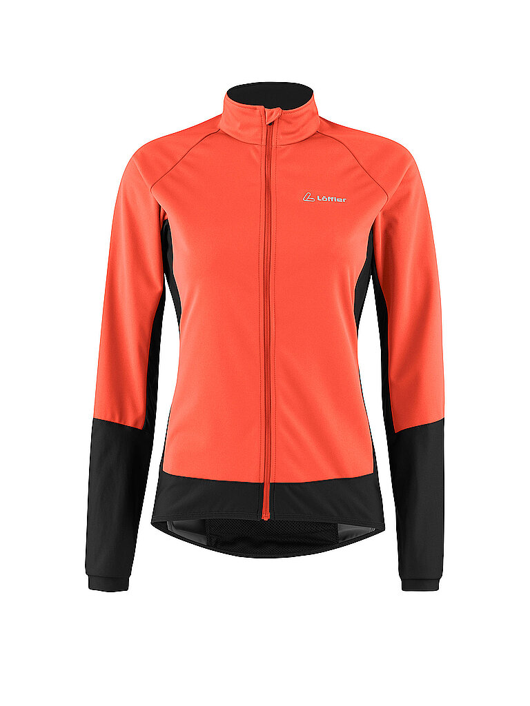 LÖFFLER Damen Winter Radjacke Alpha Airblocc Light koralle | 44