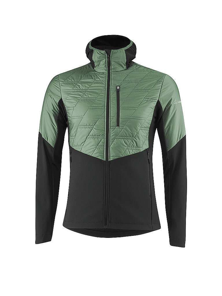 LÖFFLER Herren Langlauf Hybridjacke Alex PL6 Hoodie olive | 48