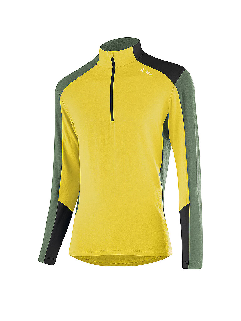 LÖFFLER Herren Unterzieh Zipshirt HARLEY TRANSTEX gelb | 48