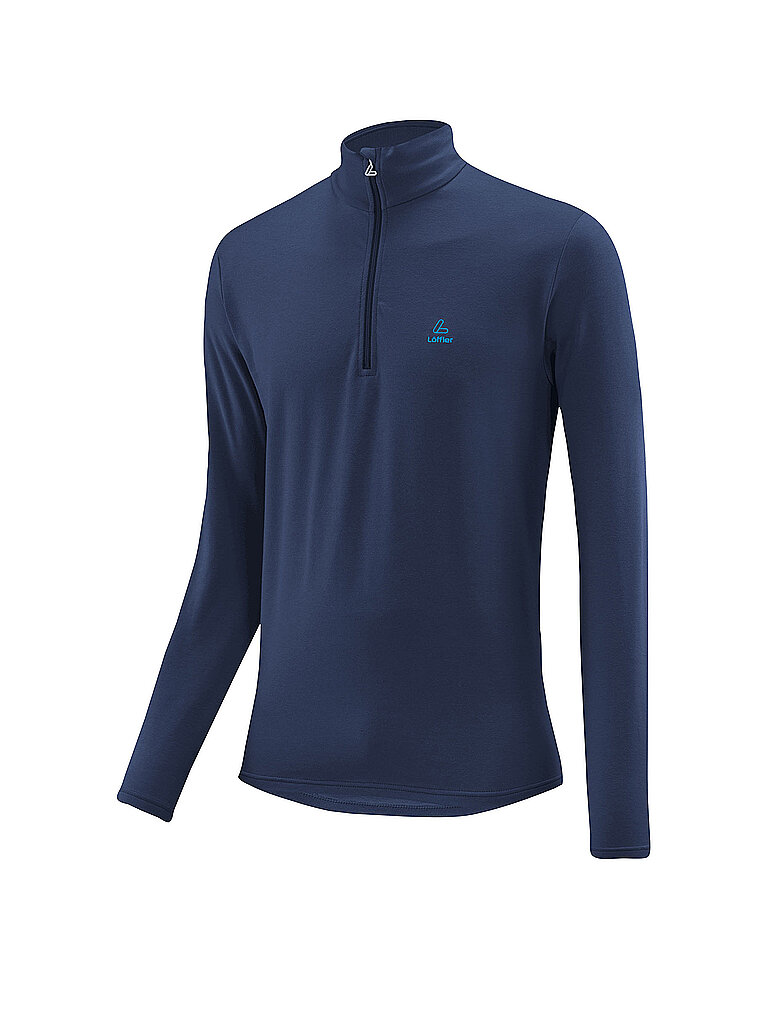 LÖFFLER Herren TRANSTEX Pulli Basic CF dunkelblau | 54