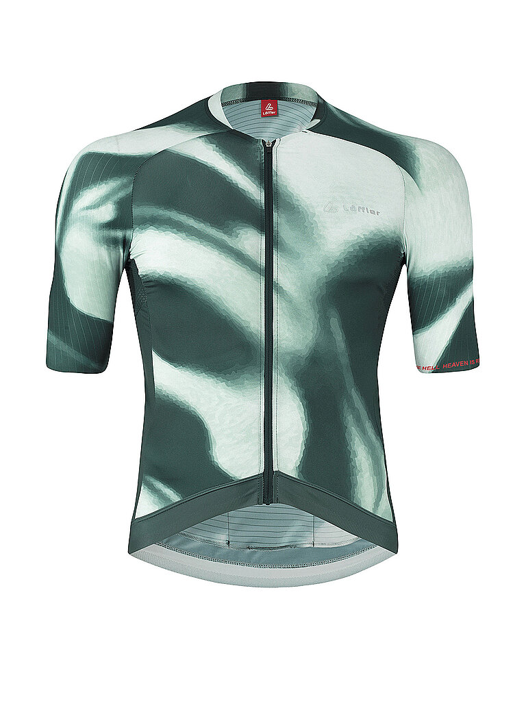 LÖFFLER Herren Radtrikot Statement Psy dunkelgrün | 48