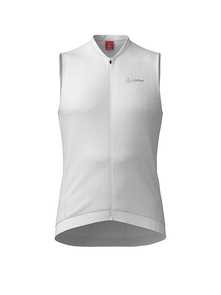 LÖFFLER Herren Radtrikot Vent FZ Mid SL weiss | 48