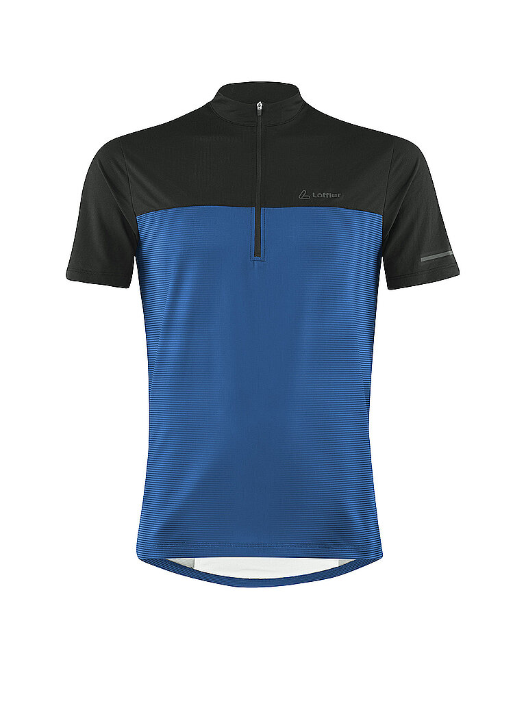 LÖFFLER Herren Fahrradtrikot Glow HZ blau | 50