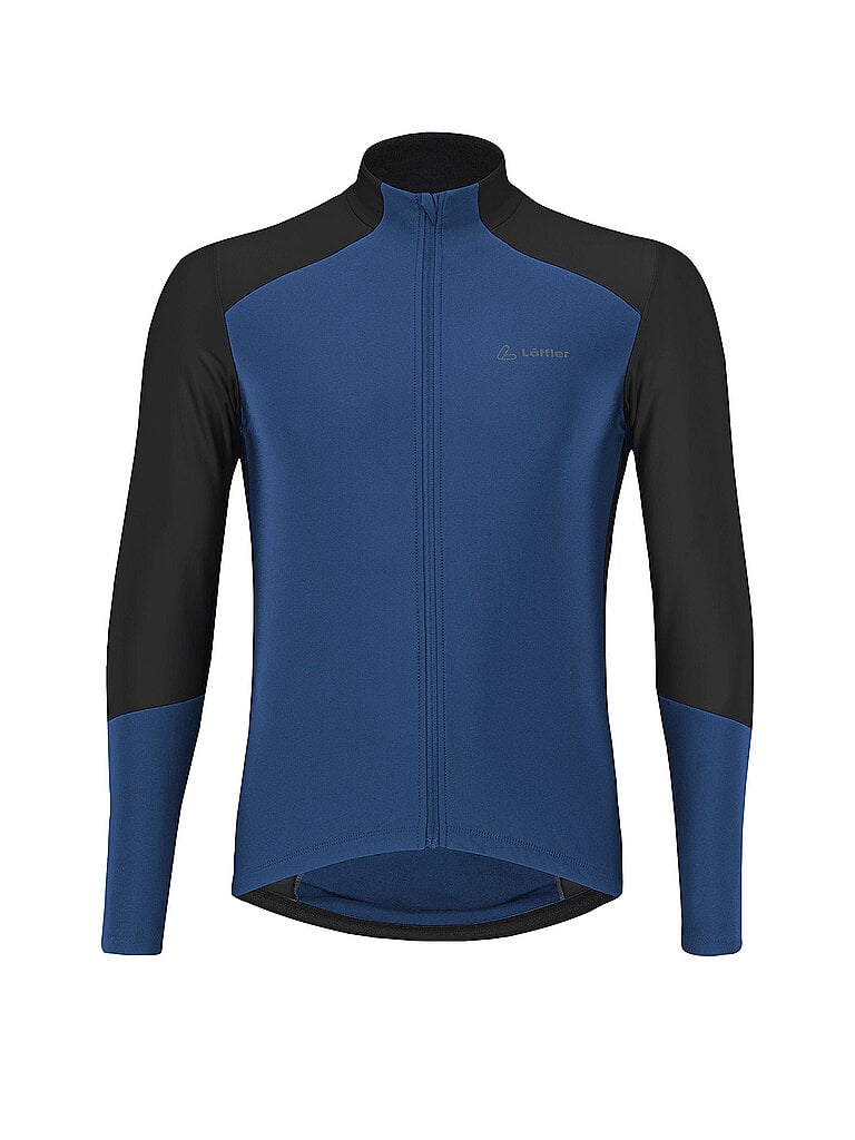 LÖFFLER Herren Winter Radtrikot Combo Mid dunkelblau | 54