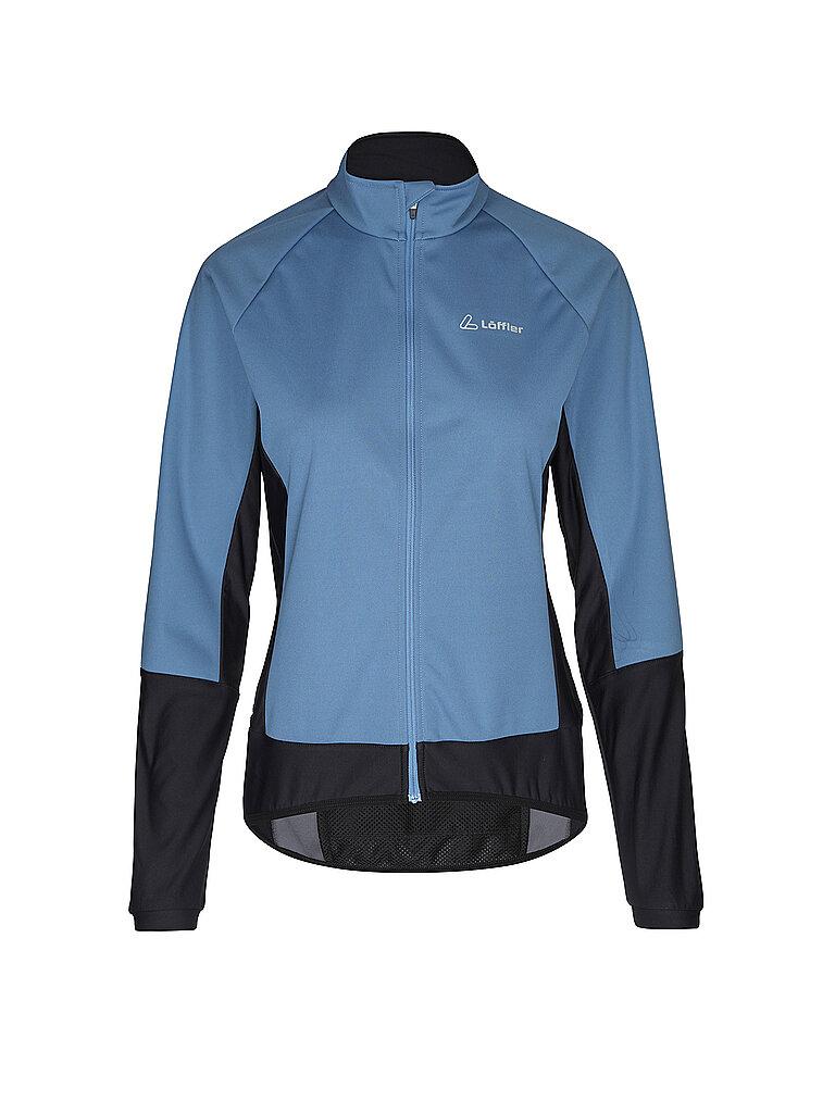 LÖFFLER Damen Winter Radjacke Alpha Airblocc Light blau | 40