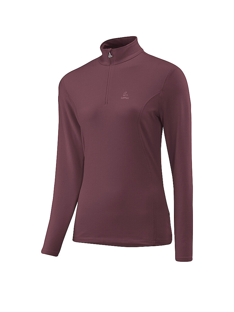 LÖFFLER Damen TRANSTEX Pulli Basic dunkelrot | 42