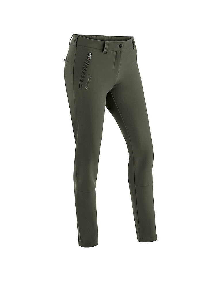 MAIER SPORTS Damen Funktionshose Helga Slim dunkelgrün | 34