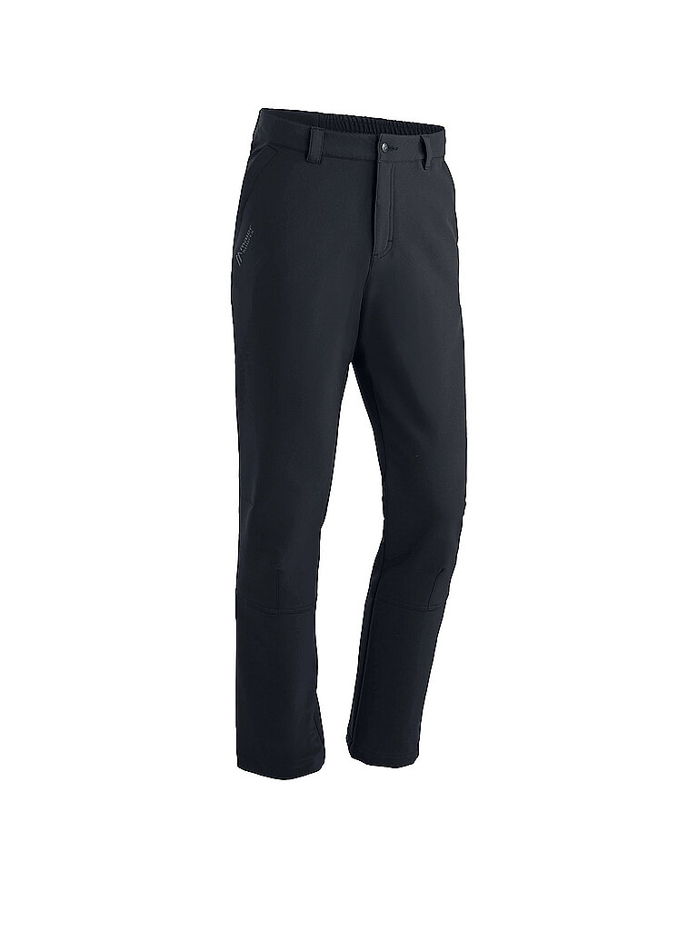 maier sports Herren Wanderhose Essential Flex Warm schwarz