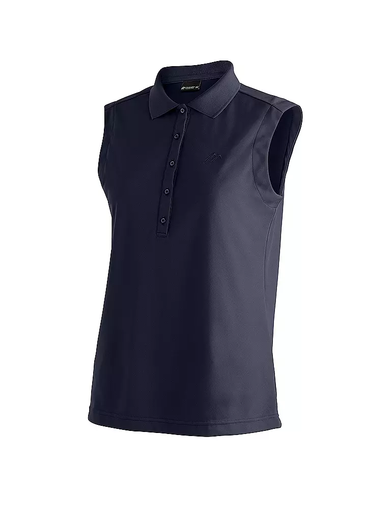 MAIER SPORTS | Damen Funktionspolo Ulrike | dunkelblau