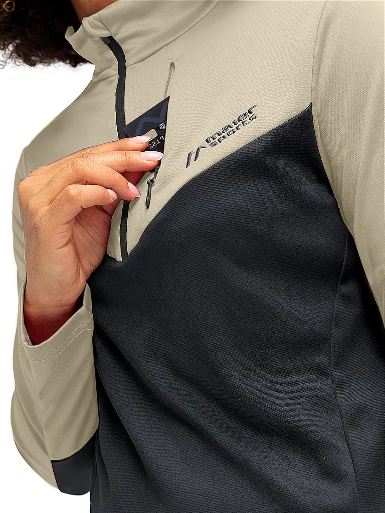 MAIER SPORTS | Damen Unterzieh Zipshirt Evii | 