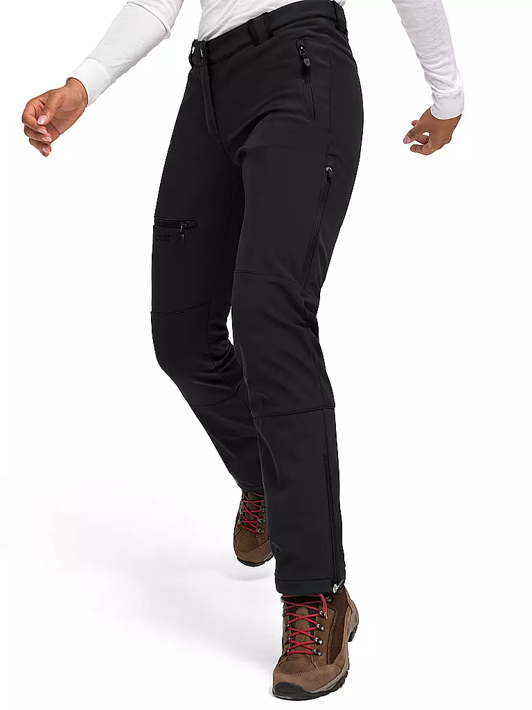MAIER SPORTS | Damen Wanderhose Adakit  mit Schneefang | schwarz